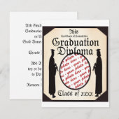 Standing Tall - Afstuderen Diploma Photo Lijst Aankondiging (Voorkant / Achterkant)