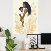 Standing With You – A Mother’s Silent Strength I Poster (Thuiskantoor)