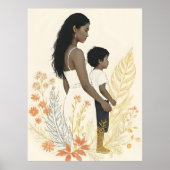 Standing With You – A Mother’s Silent Strength Poster (Voorkant)