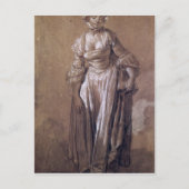 Standing Young Girl Briefkaart (Voorkant)