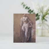 Standing Young Girl Briefkaart (Staand voorkant)