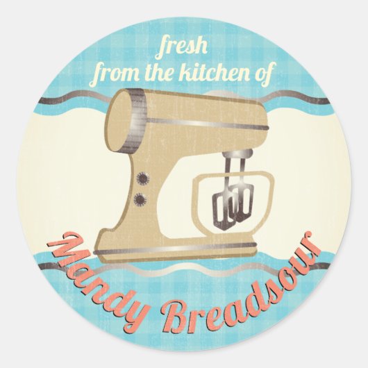  standmixer uit de keuken van sticker (Voorkant)