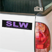 Standpunten - "Single Lesbian Woman" Bumpersticker (Op Truck)