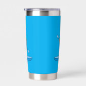 Standup Paddle Board Retro Design Gift Geïsoleerde Drinkbeker (Rechts)