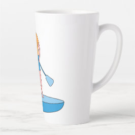 Standup Paddle Board Retro Vintage Design Geschenk Latte Mok