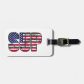 Standup Paddling SUP American Flag Bagagelabel (Voorkant horizontaal)