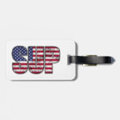 Standup Paddling SUP American Flag Bagagelabel (Achterkant horizontaal)