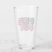 Standup Paddling SUP American Flag Glas (Achterkant)