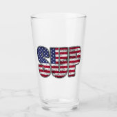 Standup Paddling SUP American Flag Glas (Voorkant)