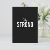 standvastig bedankkaart (Staand voorkant)