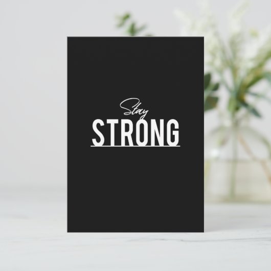 standvastig bedankkaart (Staand voorkant)