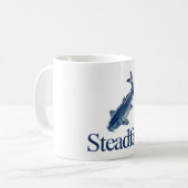 Standvastig – Japans Koi-symbool van consistentie Koffiemok (Voorkant links)