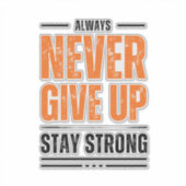 standvastig sticker (Voorkant)