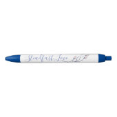 standvastige liefdesquote blauwe inkt pen (Voorkant)