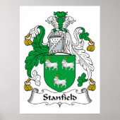 Stanfield Family Crest Poster (Voorkant)