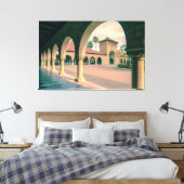 Stanford Architecture Canvas Afdruk (Insitu (Slaapkamer))