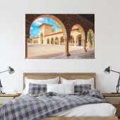 Stanford Architecture Canvas Afdruk (Insitu (Slaapkamer))