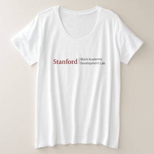Stanford BAD Lab - primair keurmerk Grote Maat T-shirt (Design voorkant)