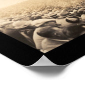 Stanford Cal Football Foto 1926 Poster (Hoek)