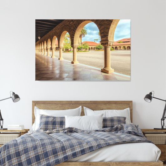 Stanford Campus Canvas Afdruk (Insitu (Slaapkamer))