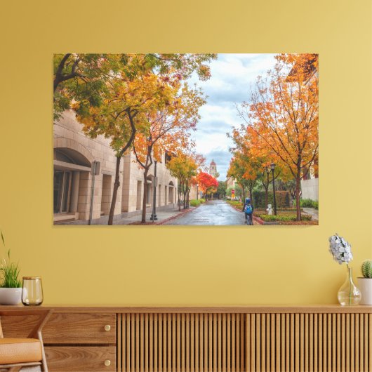 Stanford Campus Herfst Canvas Afdruk (Insitu (Woonkamer))