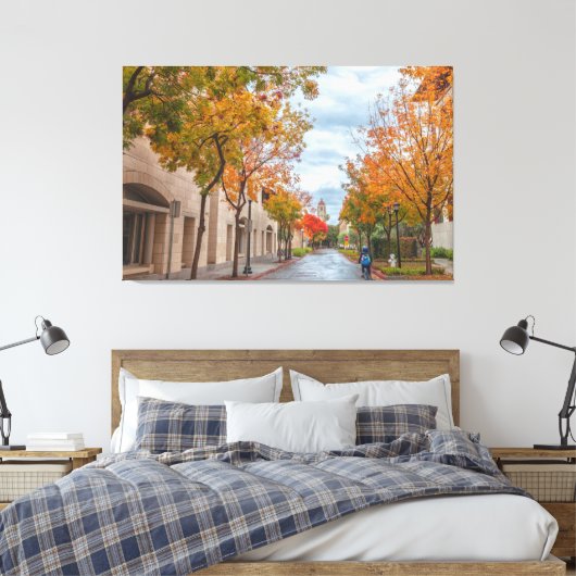 Stanford Campus Herfst Canvas Afdruk (Insitu (Slaapkamer))
