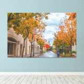 Stanford Campus Herfst Canvas Afdruk (Insitu (Houten vloer))