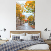 Stanford Campus in het najaar Canvas Afdruk (Insitu (Slaapkamer))