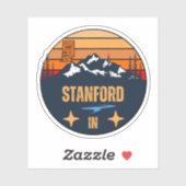 Stanford, Indiana Sticker (Vel)