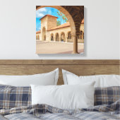 Stanford-structuur en boog canvas afdruk (Insitu (Slaapkamer))