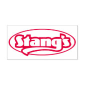 Stang's Hotdogs Zelfinktende Stempel (Design)