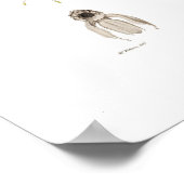 Stanhopea martiana van Augusta Innes Withers. Poster (Hoek)