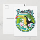 Staniel Cay reislogo Briefkaart (Voorkant / Achterkant)