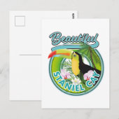 Staniel Cay reizen logo Briefkaart (Voorkant / Achterkant)