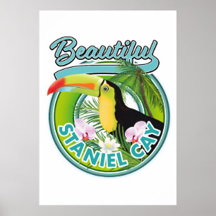 Staniel Cay reizen logo Poster