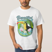 Staniel Cay reizen logo T-shirt (Voorkant)