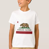 stanislaus california staatsvlag t-shirt (Voorkant)