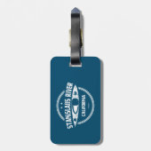 Stanislaus, Californië Kayaking Bagagelabel (Achterkant verticaal)