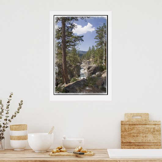 Stanislaus nabij Kennedy Meadows — Poster (Keuken)