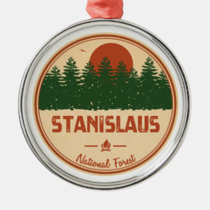 Stanislaus National Forest Metalen Ornament