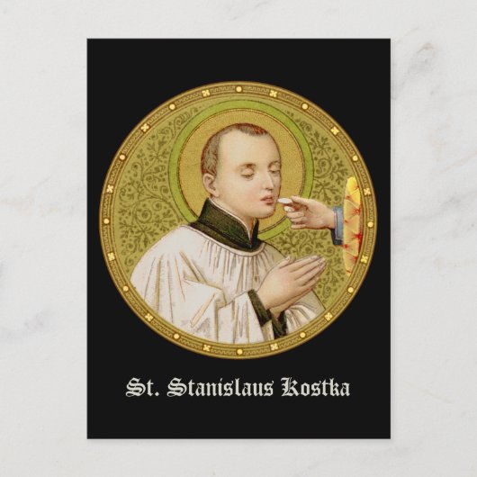 Stanislaus (SNV 25) (rond Afbeelding) Verticaal Briefkaart (Voorkant)
