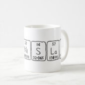 Stanislav periodieke tabelnaam mok (Voorkant rechts)