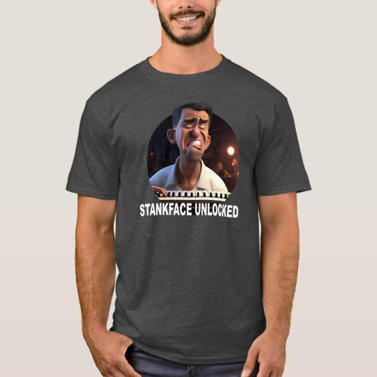 Stank Face Unlocked Grappige Jazz T-shirt (Voorkant)