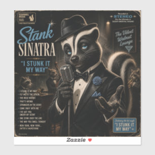 Stank Sinatra Album: een Parodie Sticker