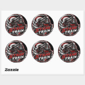 Stank Train Carolina Hockey Sticker (Vel)