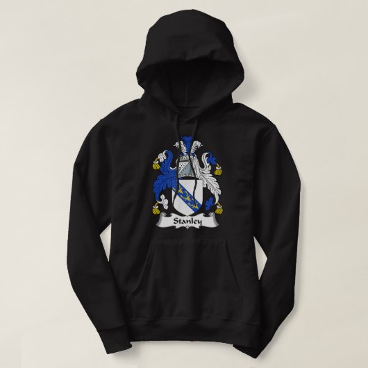 Stanley Coat of Arms Family Crest Hoodie (Design voorkant)