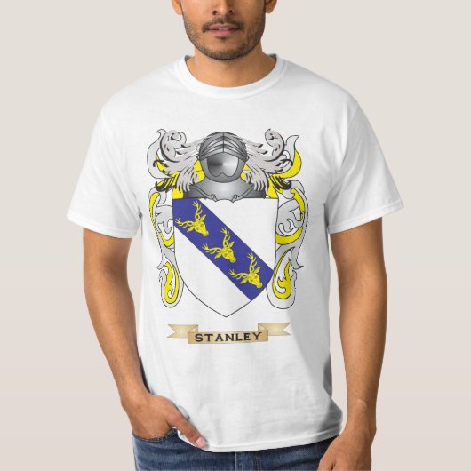 Stanley Coat of Arms (Family Crest) T-shirt (Voorkant)