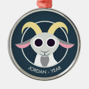 Stanley de Goat Metalen Ornament