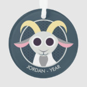 Stanley de Goat Ornament (achterkant)