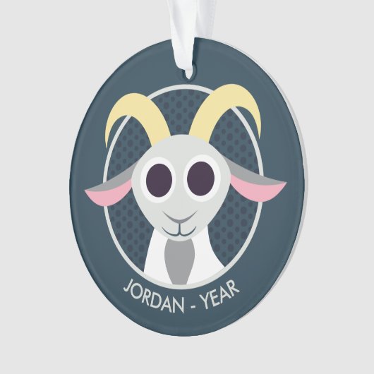Stanley de Goat Ornament (voorkant)